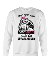 Don't mess with nanasaurus you'll get jurasskicked Crewneck Sweatshirt thumbnail