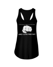 It costs punch you in the throat and I love Ladies Flowy Tank thumbnail