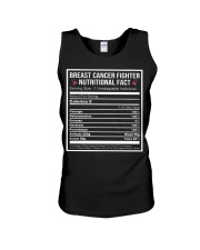 Breast cancer fighter nutritional facts Unisex Tank thumbnail