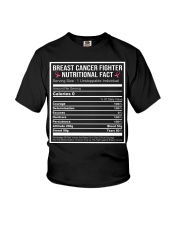 Breast cancer fighter nutritional facts Youth T-Shirt thumbnail