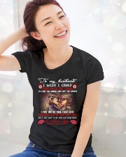 To my husband I wish I could turn back the clock Ladies T-Shirt lifestyle-holiday-womenscrewneck-front-1
