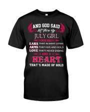 And God said let there be July girl who has ears Premium Fit Mens Tee thumbnail