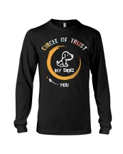 Floral circle of trust my dog you Long Sleeve Tee thumbnail