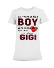So there is this boy who kinda stole my heart red Premium Fit Ladies Tee thumbnail
