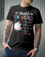 Unicorn yeah im weird Classic T-Shirt lifestyle-mens-crewneck-front-6