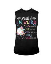 Unicorn yeah im weird Sleeveless Tee thumbnail