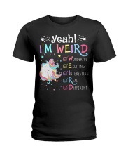 Unicorn yeah im weird Ladies T-Shirt thumbnail