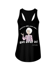 SPetrillo you are old you sag get over it Ladies Flowy Tank thumbnail
