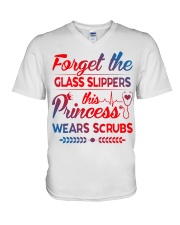 Forget the glass slippers this princess wears scru V-Neck T-Shirt thumbnail