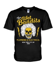 The wet bandits plumbing and electrical new york V-Neck T-Shirt thumbnail