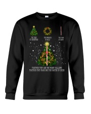 The tree of christmas the wreath of holly the cane Crewneck Sweatshirt thumbnail
