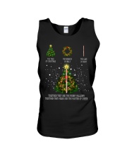 The tree of christmas the wreath of holly the cane Unisex Tank thumbnail