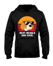 Best beagle dad ever vintage Hooded Sweatshirt thumbnail