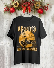 Brooms are for Amateurs Witches Motorcycle Classic T-Shirt lifestyle-holiday-crewneck-front-2