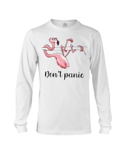 Flamingo don't panic Long Sleeve Tee thumbnail