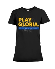 Play gloria st louis hockey Premium Fit Ladies Tee thumbnail