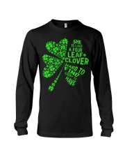 She is like a four leaf clover hard to find lucky Long Sleeve Tee thumbnail