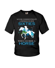 Never underestimate a woman in her sixties Youth T-Shirt thumbnail
