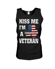 Irish kiss me i'm a veteran Unisex Tank thumbnail