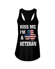 Irish kiss me i'm a veteran Ladies Flowy Tank thumbnail