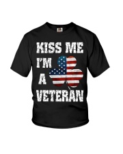 Irish kiss me i'm a veteran Youth T-Shirt thumbnail