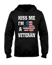 Irish kiss me i'm a veteran Hooded Sweatshirt thumbnail