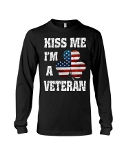 Irish kiss me i'm a veteran Long Sleeve Tee thumbnail