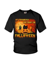 My favorite holiday is falloween Youth T-Shirt thumbnail