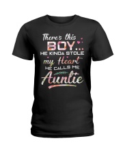 There's this boy he kinda stole my heart he calls Ladies T-Shirt front