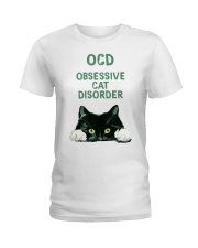OCD obsessive cat disorder Ladies T-Shirt front