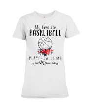 my favorite basketball player calls me mom Premium Fit Ladies Tee thumbnail