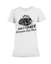 Screw a farmer everyone else does Premium Fit Ladies Tee thumbnail