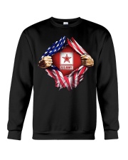 Us army inside me american flag Crewneck Sweatshirt thumbnail