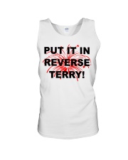 Put it in reverse Terry Unisex Tank thumbnail