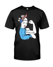 Veteran's wife strong women Premium Fit Mens Tee thumbnail