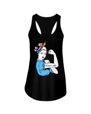 Veteran's wife strong women Ladies Flowy Tank thumbnail