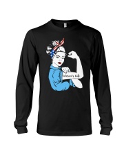 Veteran's wife strong women Long Sleeve Tee thumbnail