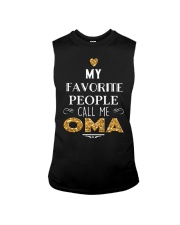 My favorite people call me OMA Sleeveless Tee thumbnail