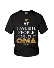 My favorite people call me OMA Youth T-Shirt thumbnail