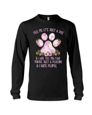Tell me It's just a dog and I will tell you floral Long Sleeve Tee thumbnail