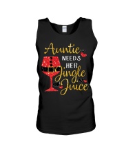 Auntie needs her jingle juice glitter Christmas Unisex Tank thumbnail