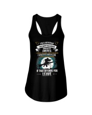 I'm a veteran I say happy halloween god bless Ladies Flowy Tank thumbnail