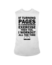 If turning pages is considered exercise Sleeveless Tee thumbnail