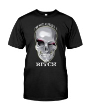 Skull girl I'm not always a bitch Premium Fit Mens Tee thumbnail