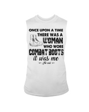 Once upon a time there was a woman who wore combat Sleeveless Tee thumbnail
