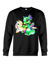 Baby Unicorn and Baby Dragon Crewneck Sweatshirt thumbnail