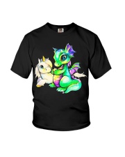 Baby Unicorn and Baby Dragon Youth T-Shirt thumbnail