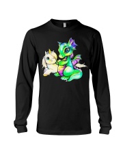 Baby Unicorn and Baby Dragon Long Sleeve Tee thumbnail