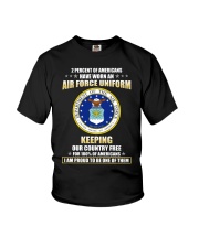 2 percent of Americans have worn an air force Youth T-Shirt thumbnail