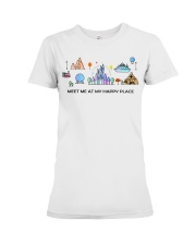 Meet me at my happy place Premium Fit Ladies Tee thumbnail